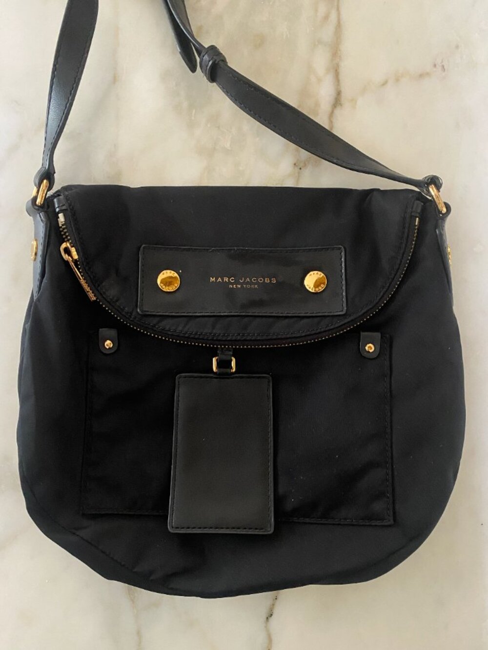 Marc Jacobs Natasha Black Nylon crossbody